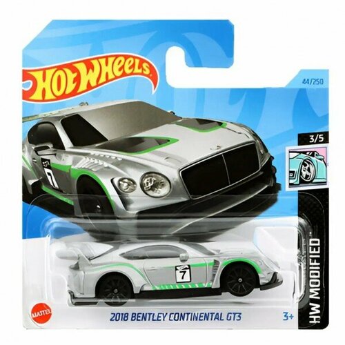 Машинка Mattel Hot Wheels Bentley Continental GT3, арт. HKL45 (5785) (044 из 250)