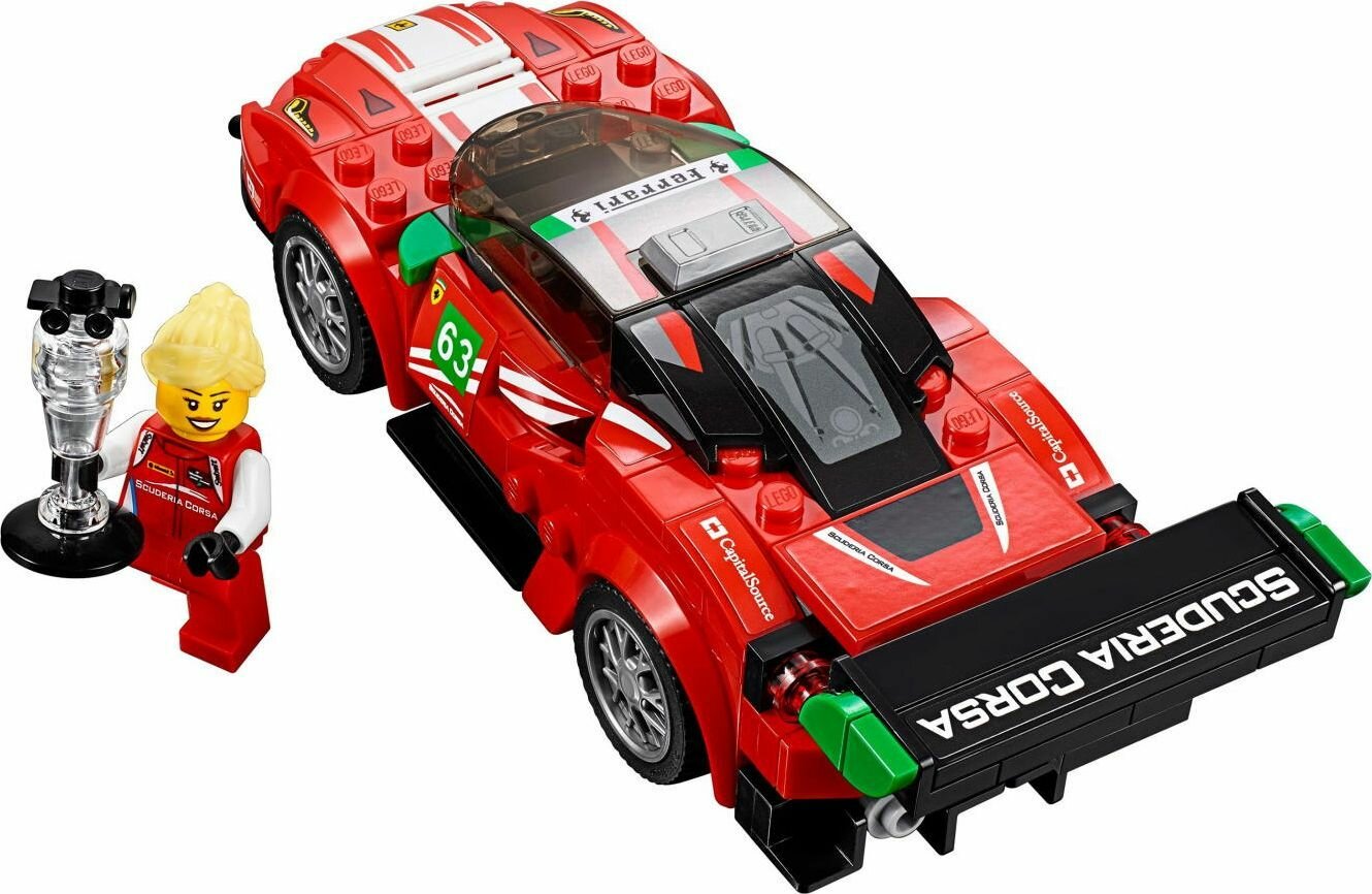 Конструктор LEGO Speed Champions Ferrari 488 GT3 Scuderia Corsa, 179 деталей (75886) - фото №20