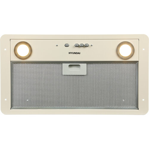Вытяжка встраиваемая Hyundai HBB 6035 BE бежевый управление кнопочное 1 мотор 1347500₽