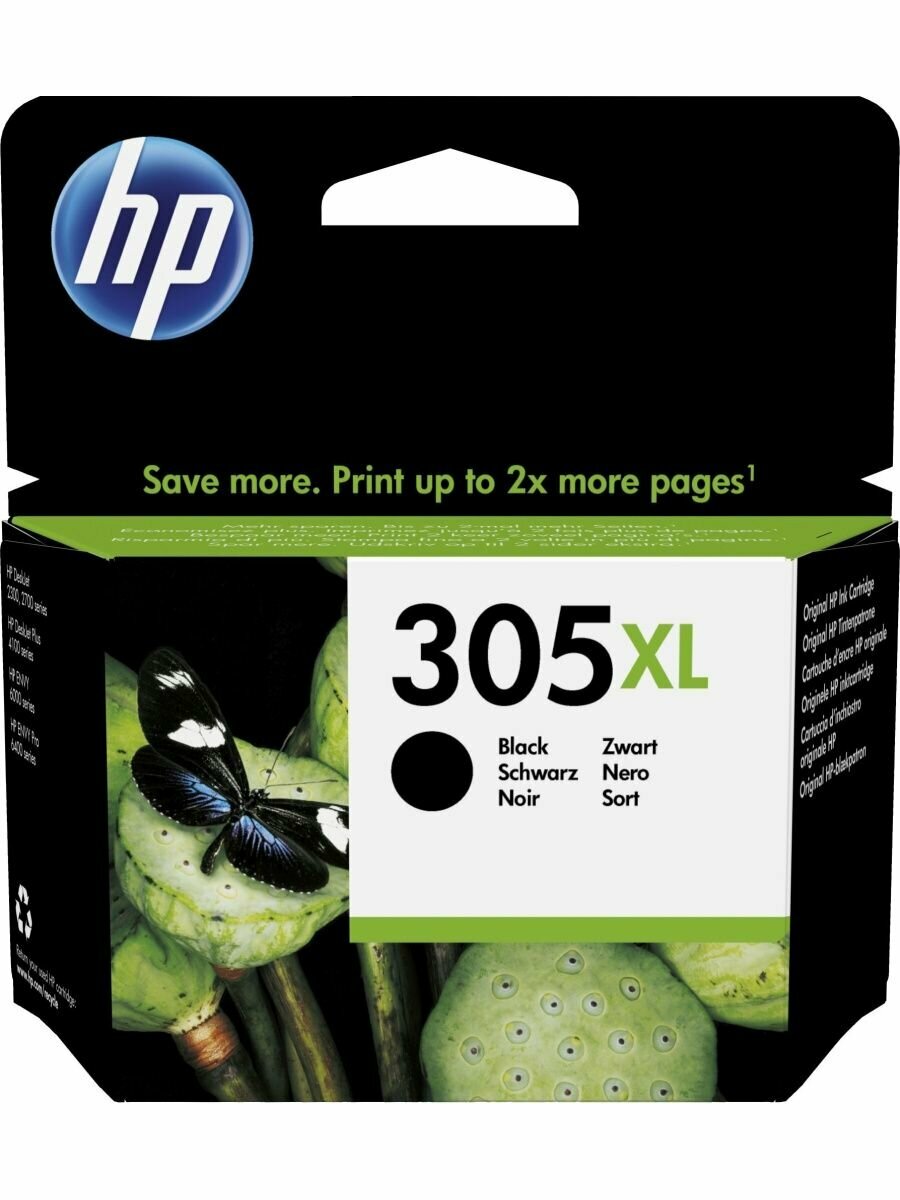 Картридж струйный HP 305XL 3YM62AE черный