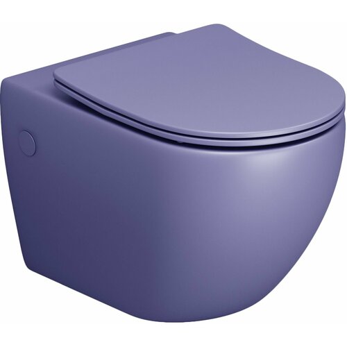Унитаз подвесной Color GR-4411LIMS фиолетовый матовый