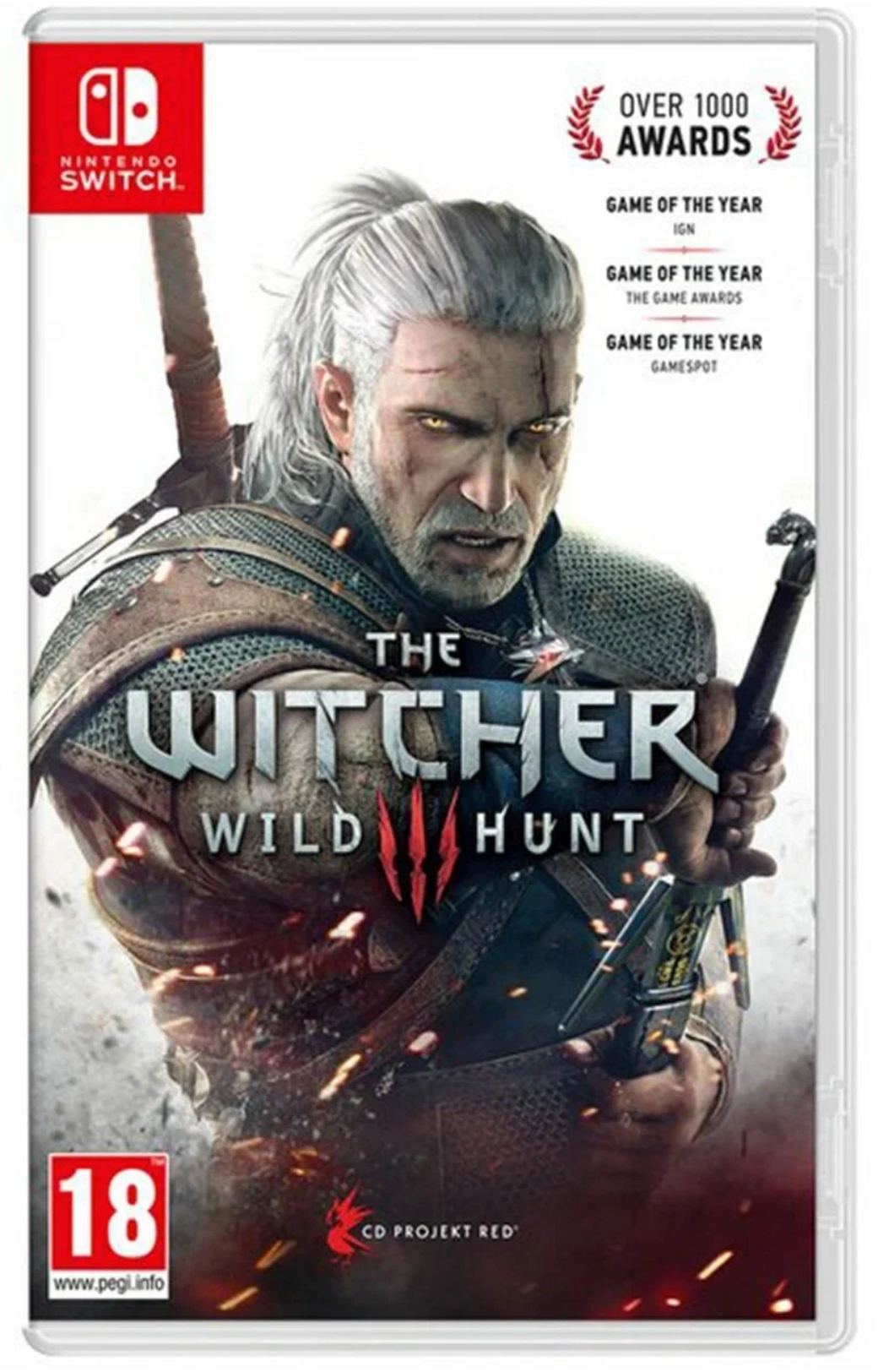 Игра Witcher III для Nintendo Switch (картридж русские субтитры)