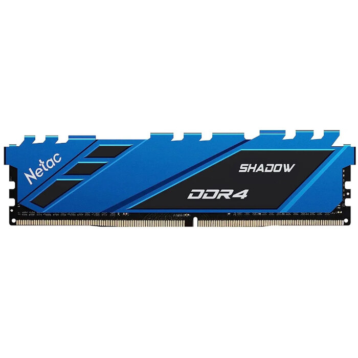Netac Модуль памяти DDR4 8Gb 3200MHz Netac Shadow BlueC16 NTSDD4P32SP-08B
