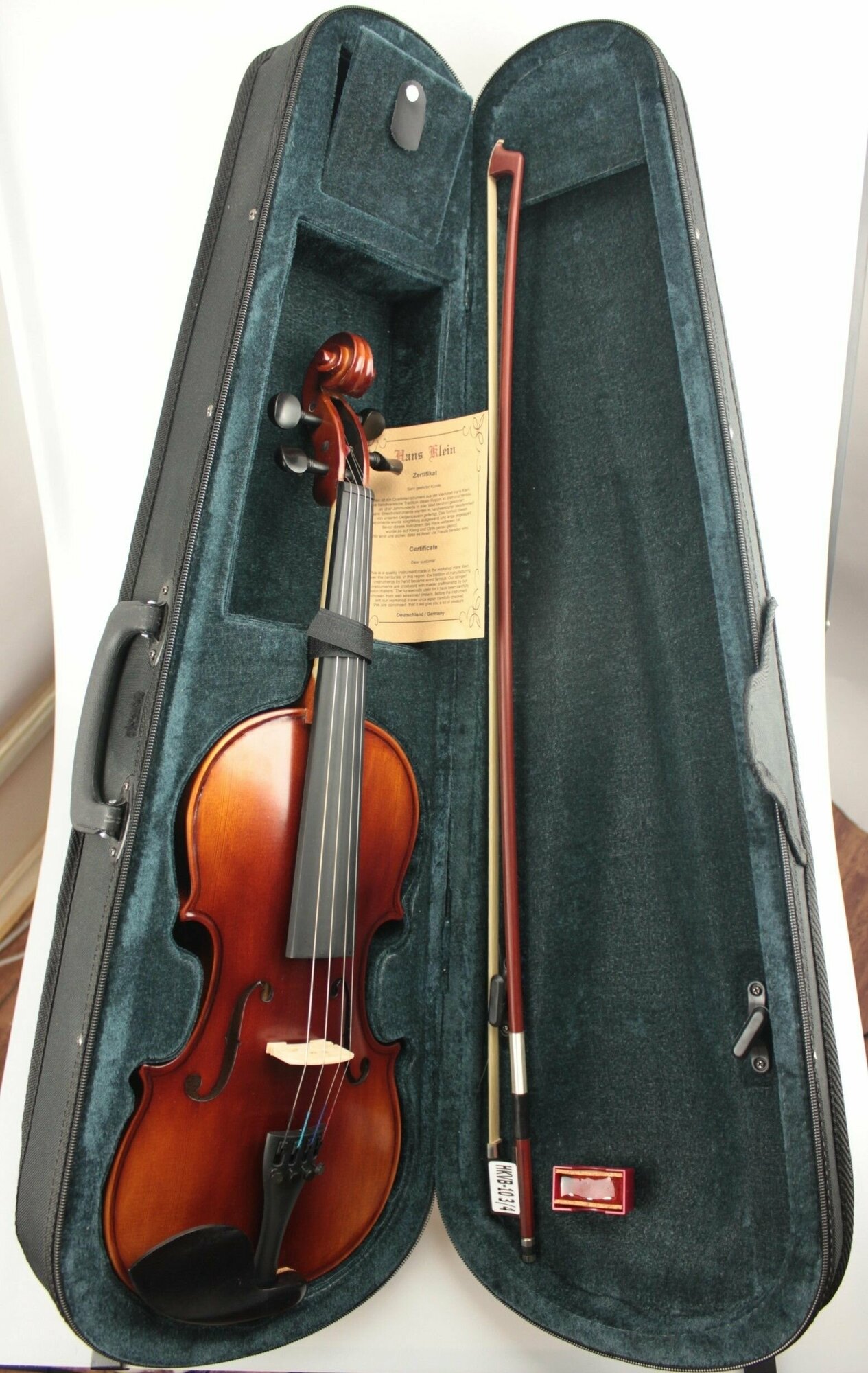 Скрипка 3/4 HANS KLEIN HKV-2 GW (лицензия Германии, производство Китай) комплект