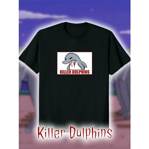 фото Футболка, размер 46, черный нет бренда