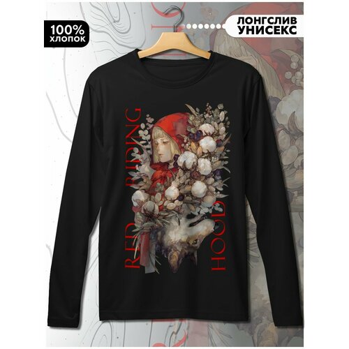 фото Лонгслив hypnotica, размер l, черный