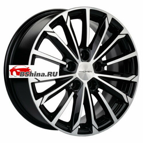 Колесный диск Khomen Wheels KHW1611 6,5x16/5x114,3 ET40 D66,1 Black-FP