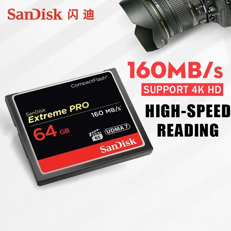 Карта памяти Compact-Flash Sandisk - фото №11