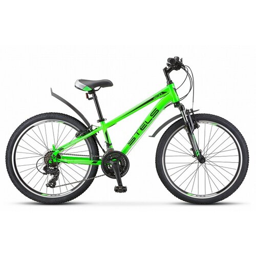 фото Велосипед подростковый stels 24" navigator 400 v f010 (12" серый/зеленый)