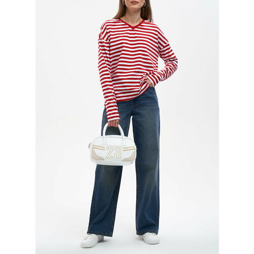 фото Лонгслив funday, размер 40-42, красный