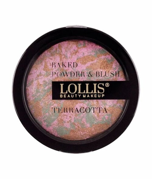 LOLLIS Румяна для лица Terracotta Compact Powder & Blush On тон 02 12г