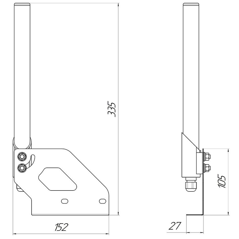 WiFi антенна 24ГГц KC6-2400T