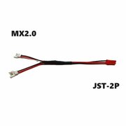 Переходник Y-образный разветвитель MCPX MOLEX JST PH 2.0 2P на JST-2P Wire (папа / мама) 75 Y-кабель MX2.0-2P LOSI Walkera Syma