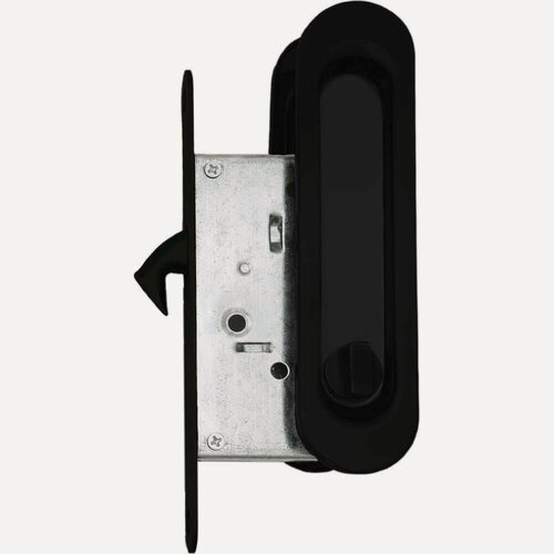 Изображение товара Ручка для раздвижных дверей (2 шт) с защелкой Loid 222 B MB черный матовый
