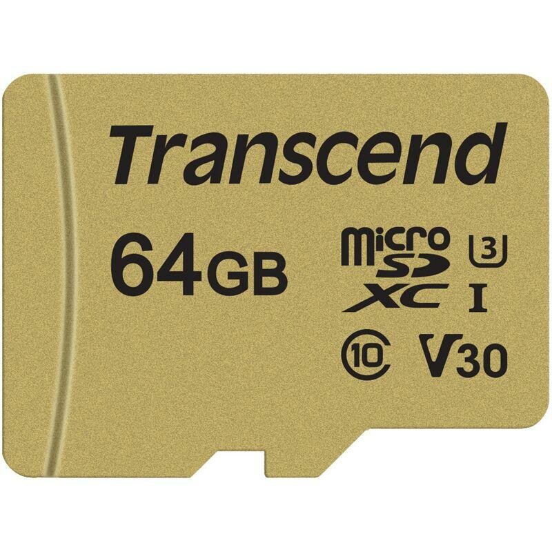 Карта памяти Transcend microSDXC 500S