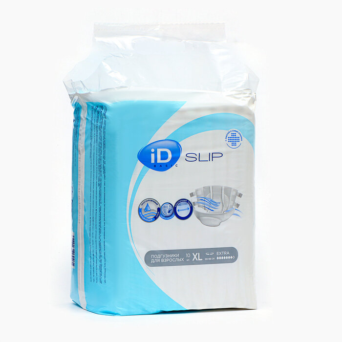 ID Подгузники для взрослых iD Slip Basic XL 10 шт