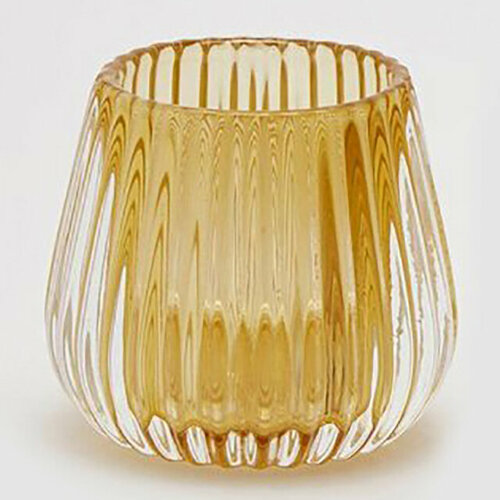 EDG Стеклянный подсвечник Jefferson 8 см желтый 107812,95