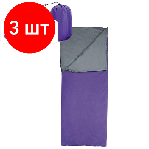 фото Комплект 3 штук, спальный мешок см001 ecos в ассортименте 180x140 см noname