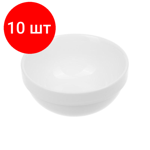 Комплект 10 штук, Соусник Chan Wave Classic D60мм V40мл фарфор, белый , фк08