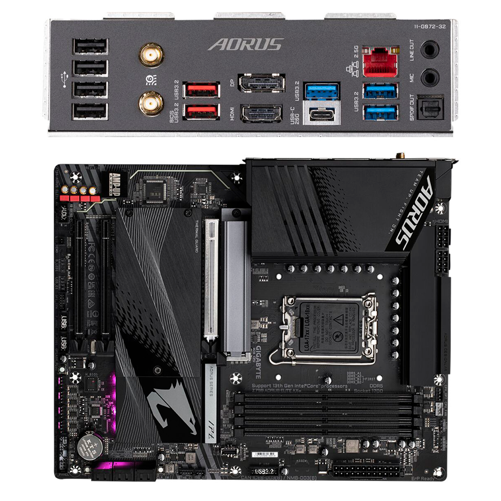 Материнская плата GIGABYTE Z790 AORUS ELITE AX DDR4 (rev 10)