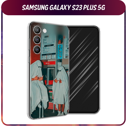 Силиконовый чехол на Samsung Galaxy S23 Plus 5G / Самсунг S23 Плюс 5G Chillin Killin силиконовый чехол на samsung galaxy s23 самсунг галакси s23 плюс 5g сиреневая цветочная рамка прозрачный