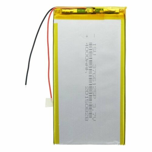 Аккумуляторная батарея универсальная 3766125p 3,7v Li-Pol 4000 mAh 3.7*66*125 mm