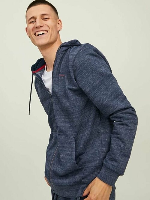 Худи Jack & Jones, размер 46, синий