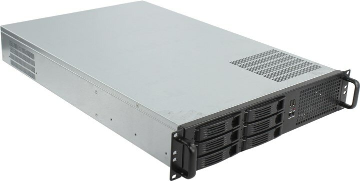 Корпус серверный 2U Exegate EX264268RUS 19", глубина 660, без БП, 6xHotSwap, USB - фото №1