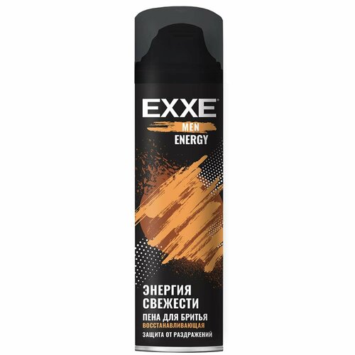 пена для бритья exxe 200 мл восстанавливающая energy Пена для бритья Exxe Восстанавливающая, 200 мл