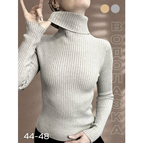 фото Водолазка dommod, размер 44-48, серый