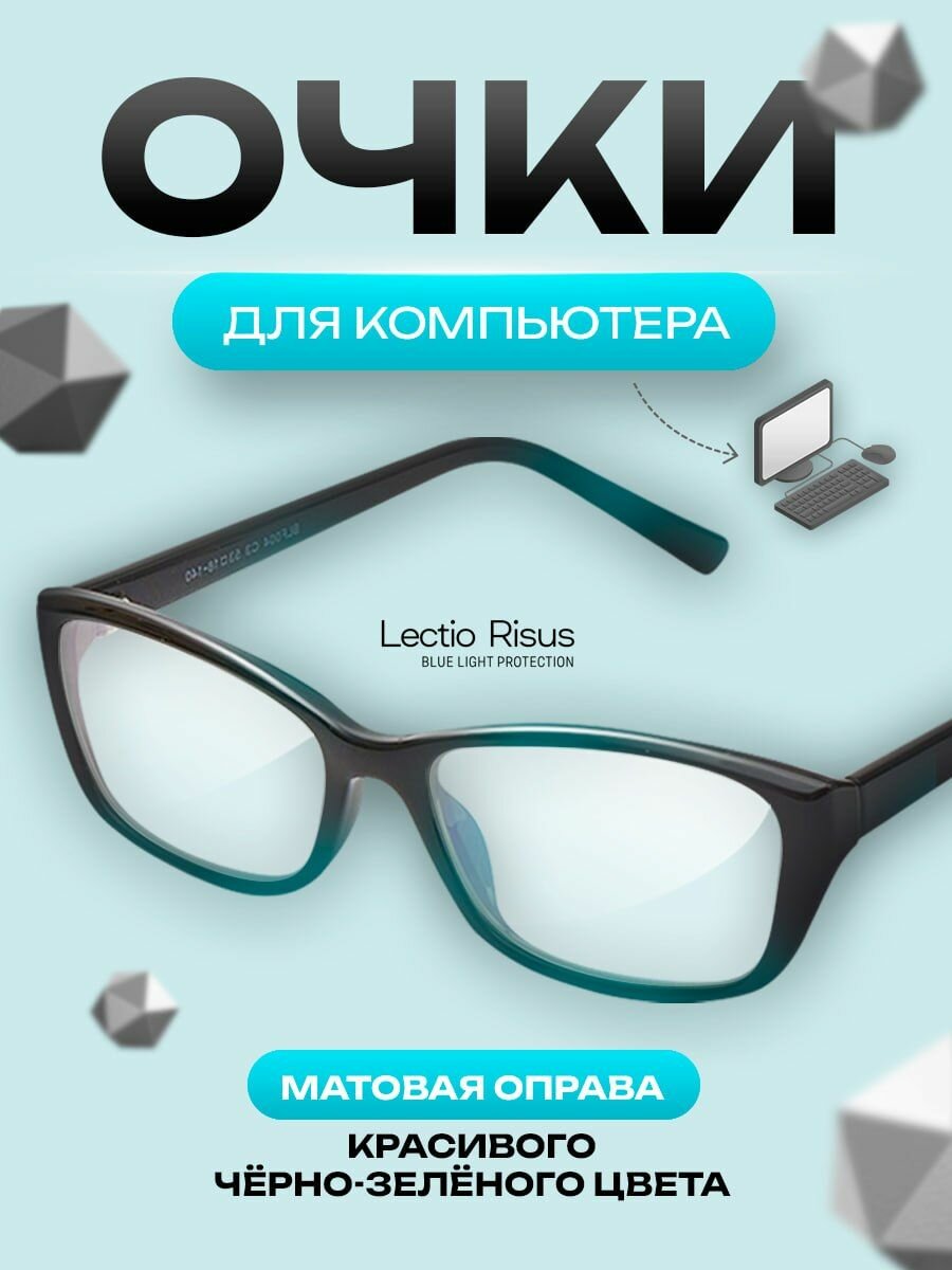 Очки для компьютера LECTIO RISUS BLF004C2 имиджевые защитные