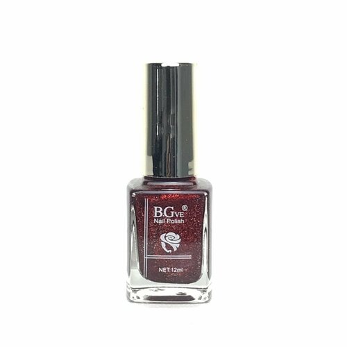 Лак для ногтей B.Garden Nail Polish, цвет № 13, с блестками, 12 мл, 1 шт