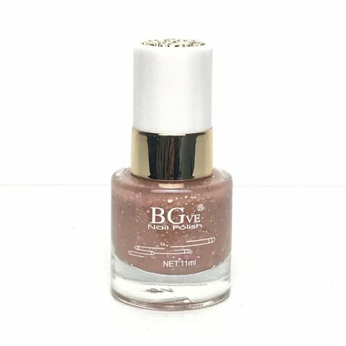 Лак для ногтей B.Garden VE Nail Polish, цвет № 11, с блестками, 11 мл, 1 шт лак для ногтей b garden ve nail polish цвет розовый 18 11 мл 1 шт