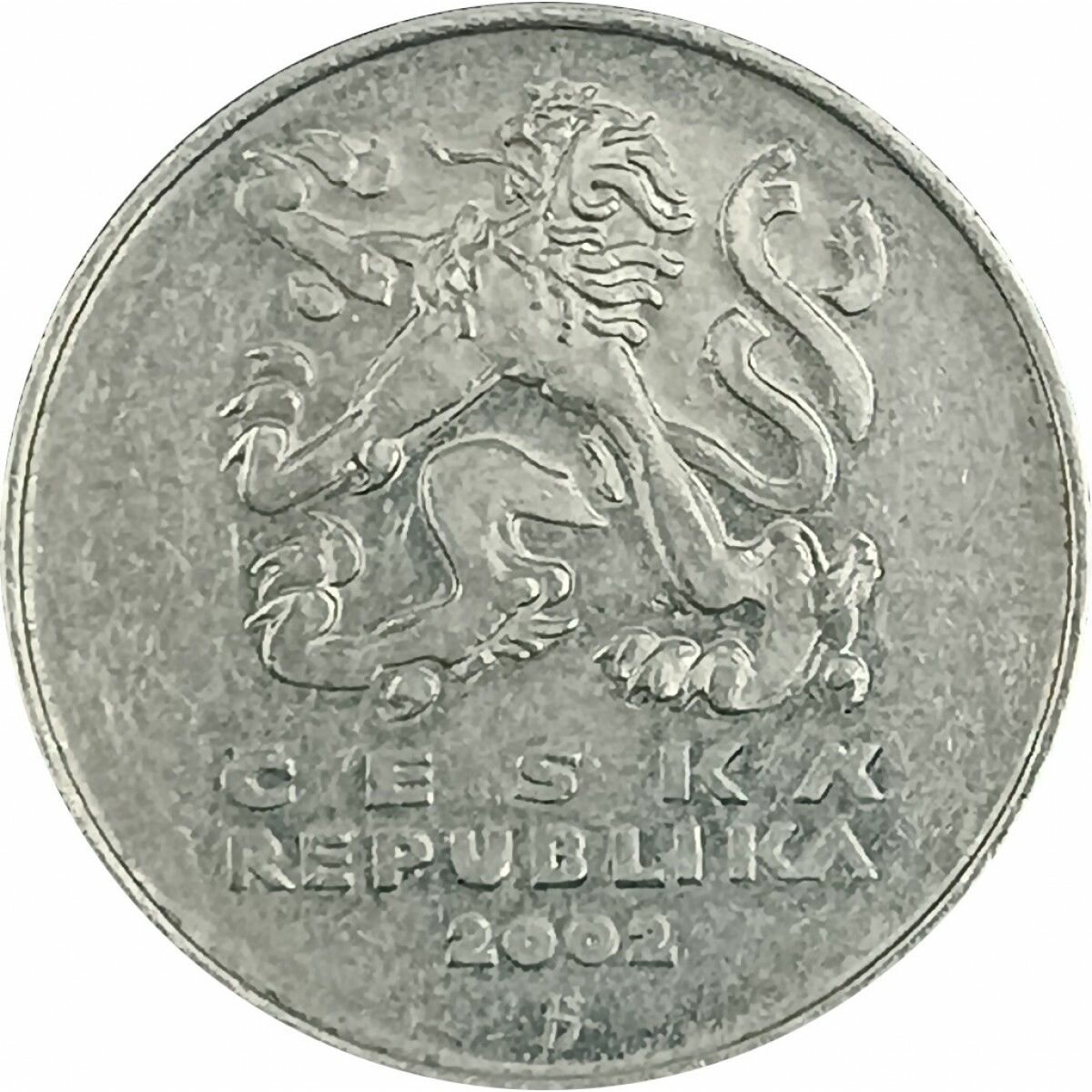 5 крон 2002 Чехия из оборота