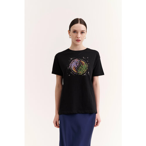 фото Футболка vosq, размер l, черный