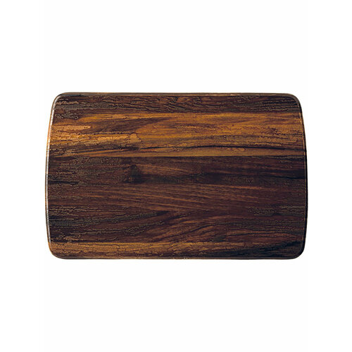 Блюдо для подачи прямоугольное Paderno Wood Essence фарфоровое 33x21 см