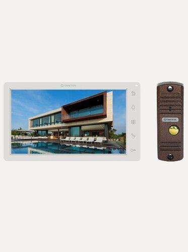 Изображение товара Tantos Amelie HD SE kit (белый) комплект видеодомофона FullHD