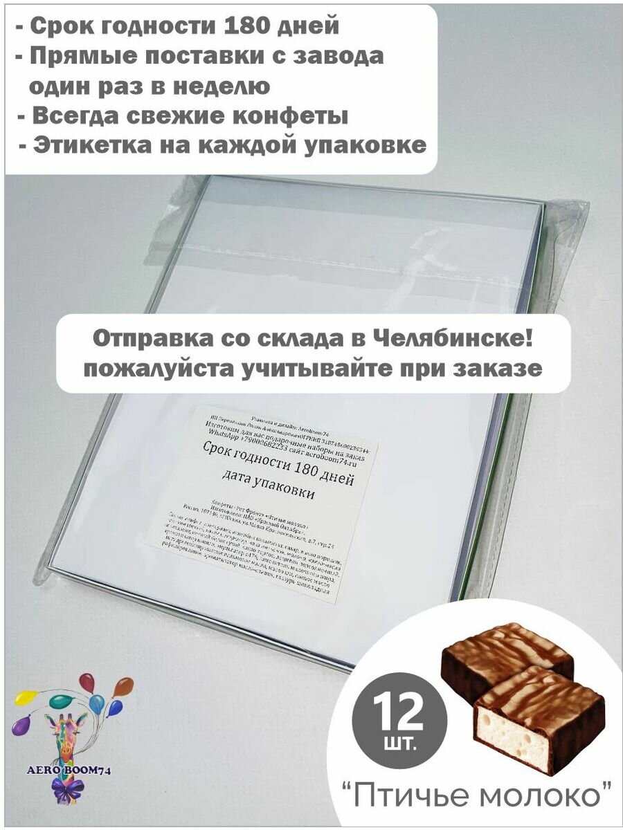 Подарочные наборы продуктов AeroBoom74 0 голубой, розовый, белый - фотография № 3