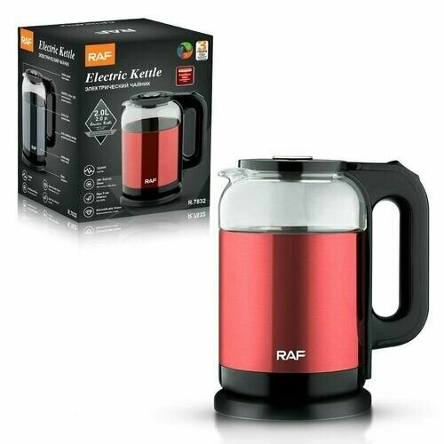 Электрический чайник 2л 1500Вт Красный 280000₽