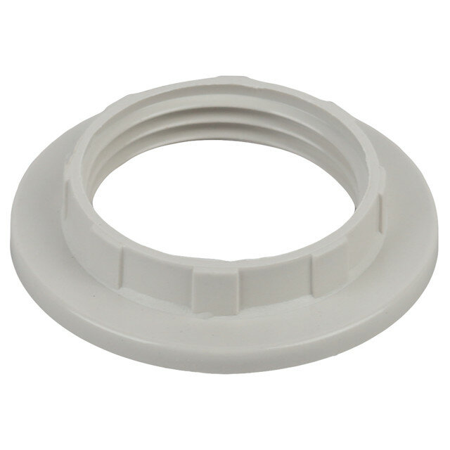 Кольцо для патрона e14 эра пластик белый