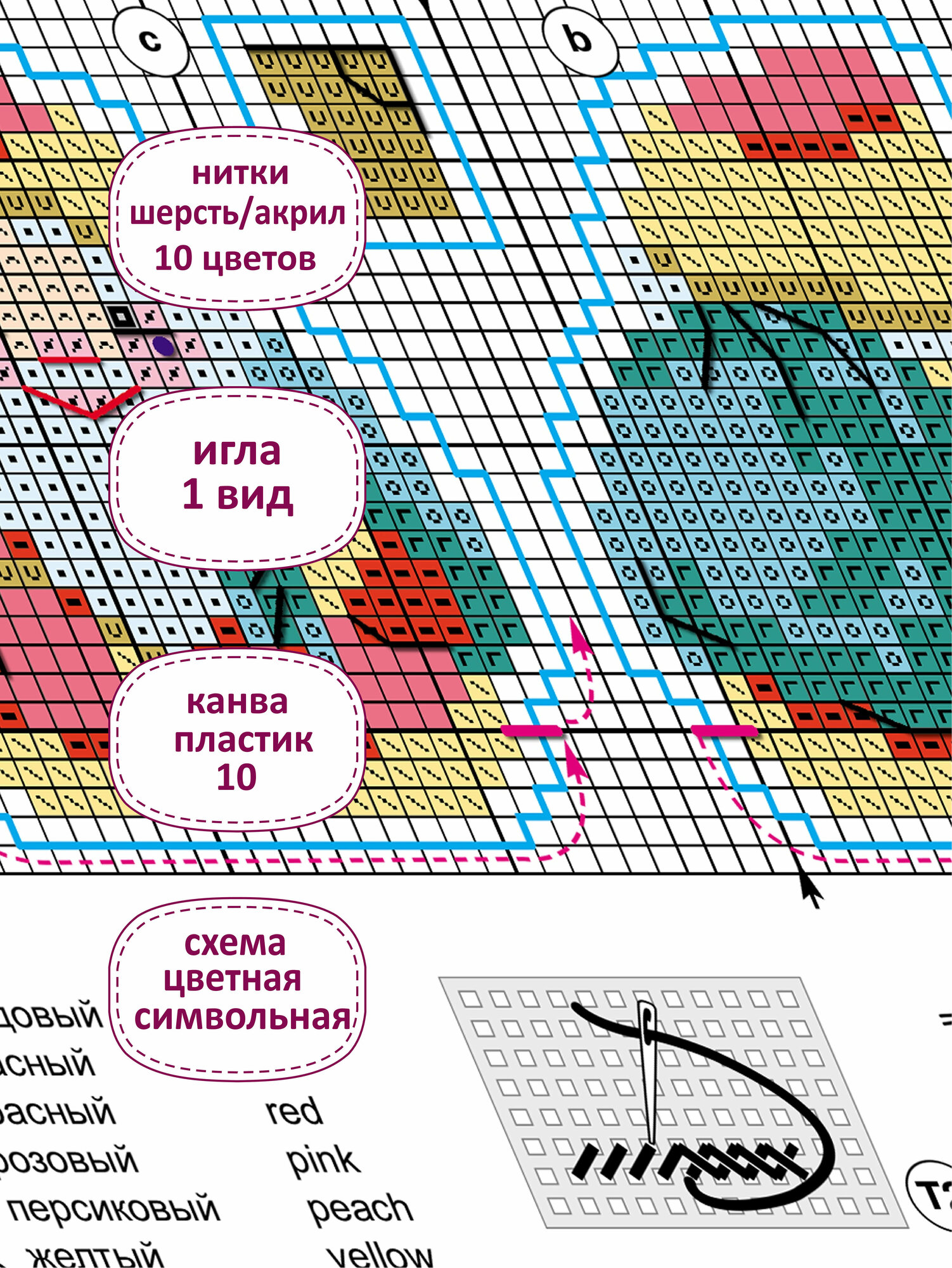 Набор для вышивки крестом Риолис, вышивка крестиком Новогодняя игрушка "Дедушка Мороз", 6,5*8 см,1538АС