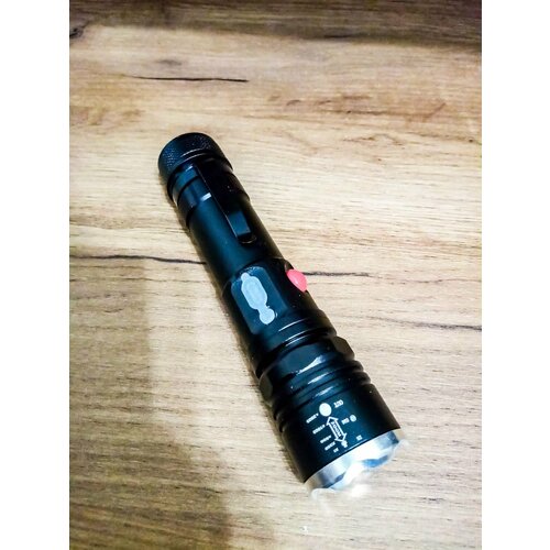 Фонарик ручной светодиодный с зарядкой USB t6-26 ручной фонарик ultrafire m 878 t6 led