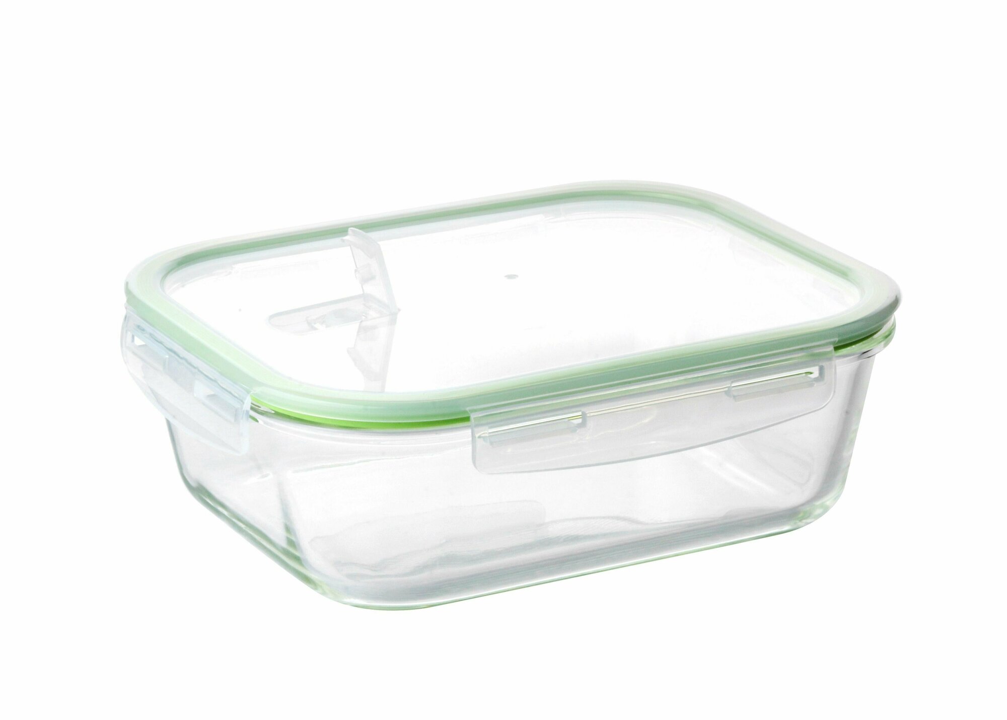 контейнер для продуктов ELEY, 1 л, 21х15х7 см, жаропрочное стекло, пластик, прямоугольный, с 4-мя замками - фото №9