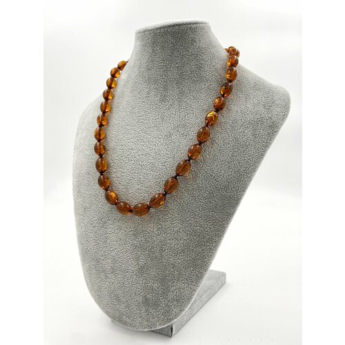 Бусы AMBER Land, длина 45 см, коричневый