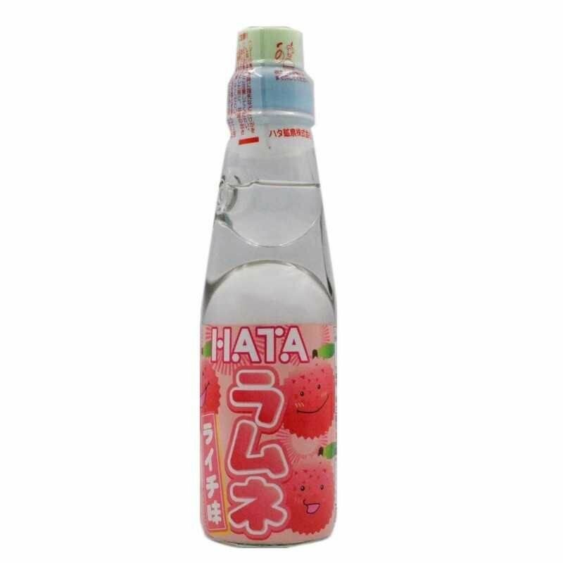 Газированный напиток HATAKOSEN Ramune со вкусом личи, 200 мл (Япония)