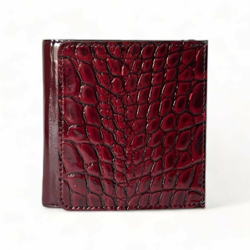 фото Кошелек макей 042-07-02, фактура под рептилию, бордовый