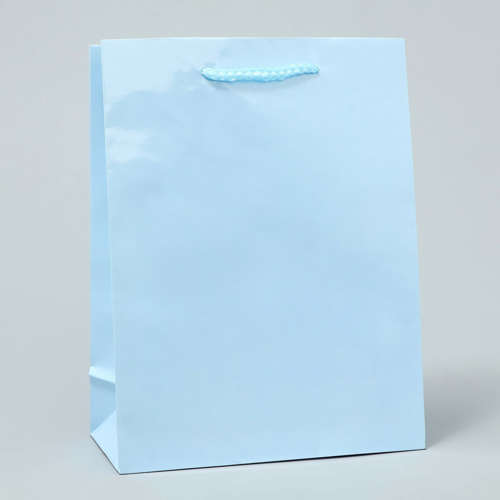 Пакет ламинированный «Голубой», MS 18 х 23 х 8 см