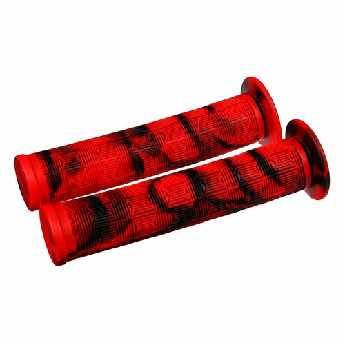 фото Грипсы dream bike sz-076h 138мм с фланцами red/black