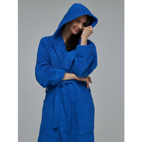 фото Халат seniy, размер 50/52, синий