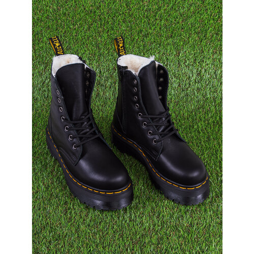 фото Ботинки берцы dr. martens, размер 40, черный step in 'style